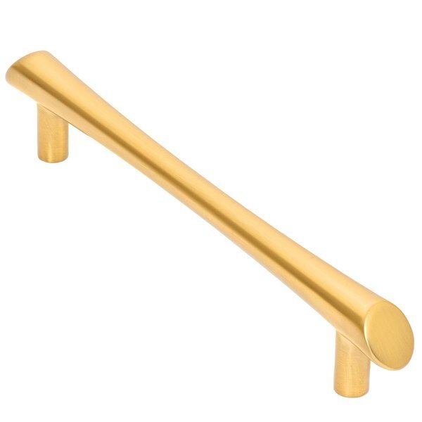 Corba Cabinet Pull, 160mm 6 5/16in Center to Center, Brushed Gold, Wisdom Stone, Mfr#: 4129160GB